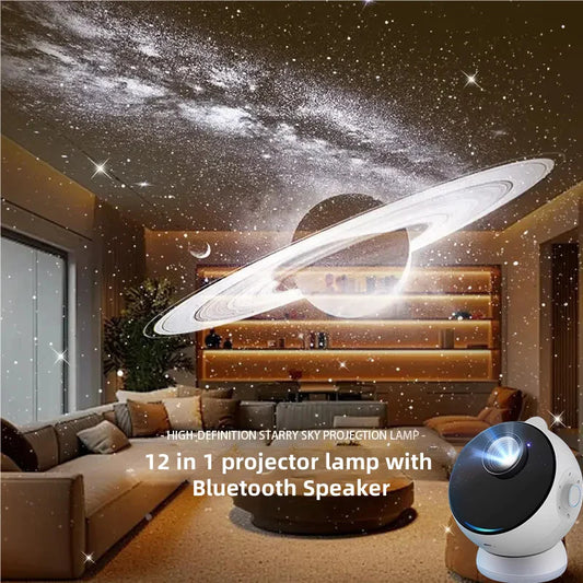 Galaxy Projector Lamp with Music Player