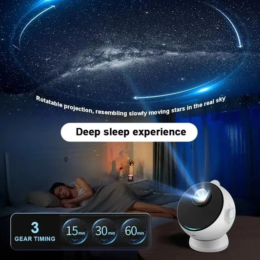 Galaxy Projector Lamp with Music Player