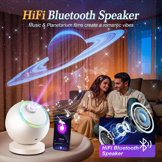 HD Star Projector with Bluetooth Speaker
